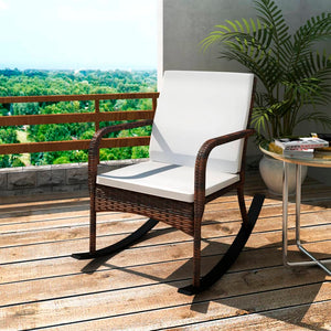 Poly Rattan Rocking Chair