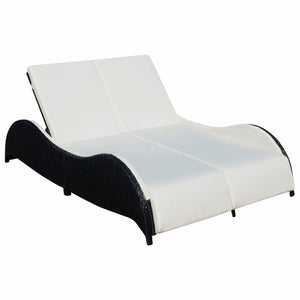 Poly Rattan Double Sun Lounger