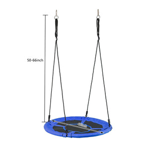 40"  Kids Outdoor Round Hanging Rope Swing