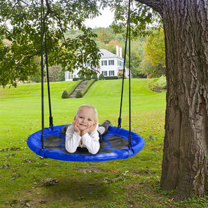 40"  Kids Outdoor Round Hanging Rope Swing