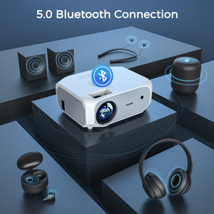 Projector with WiFi and Bluetooth