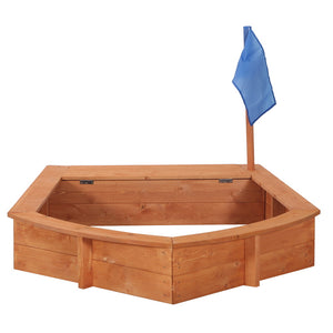 Wooden Sandboat Sandbox