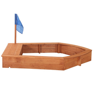 Wooden Sandboat Sandbox