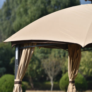 10ft Double Vented Gazebo Canopy