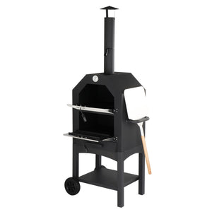 Outdoor Wood Fired Pizza Oven with Pizza Stone