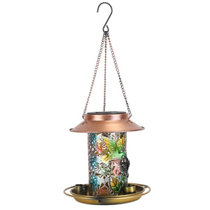 Solar Hanging Bird Feeder Decorative Lantern - The Yardtopia