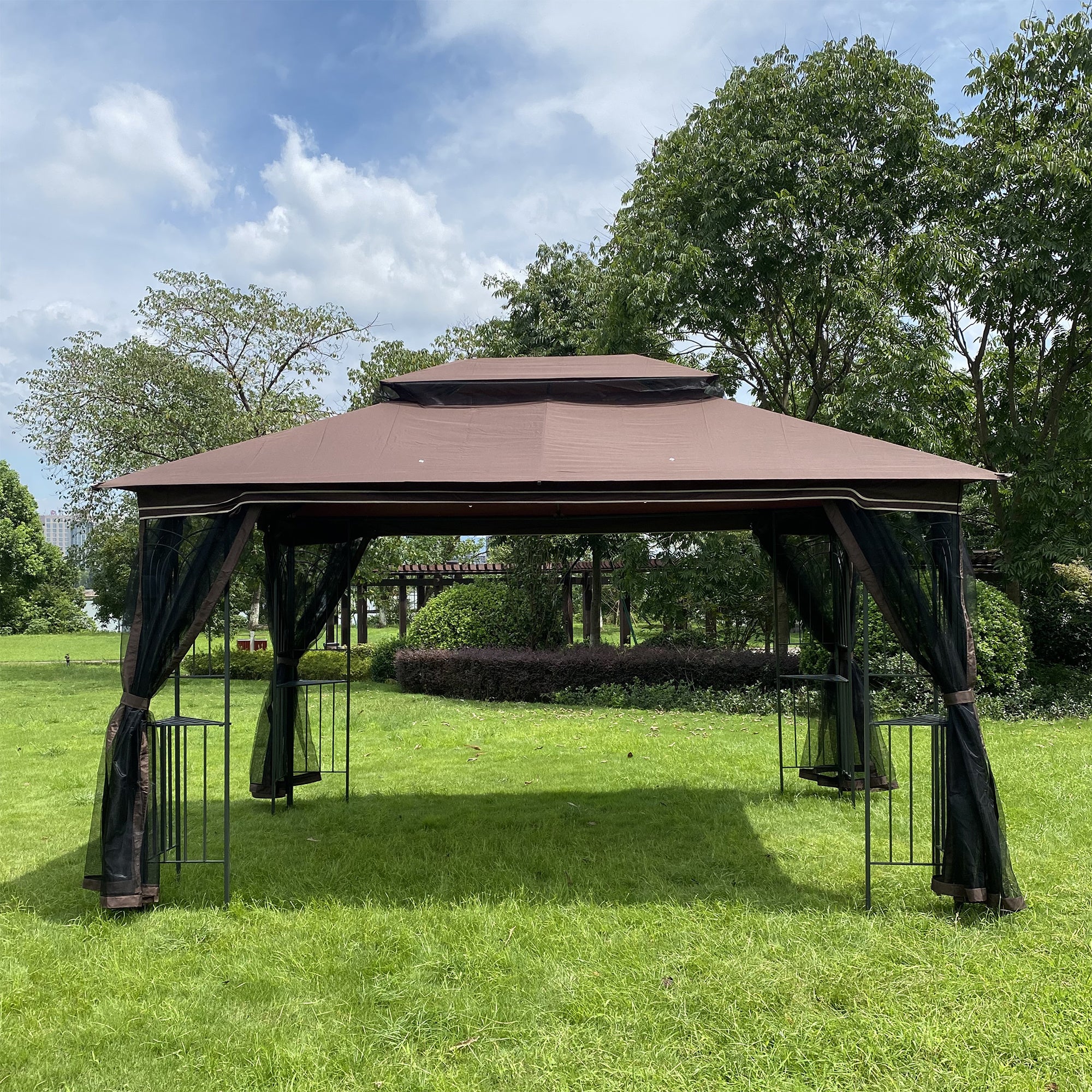 Outdoor Patio Gazebo Canopy Tent - 13x10ft - The Yardtopia