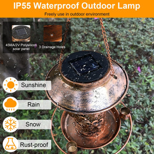 Solar Hanging Bird Feeder Decorative Lantern - The Yardtopia