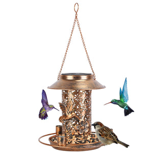 Solar Hanging Bird Feeder Decorative Lantern - The Yardtopia