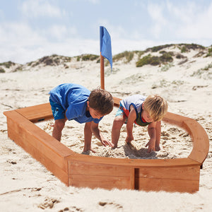 Wooden Sandboat Sandbox