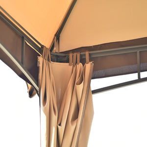 10ft Double Vented Gazebo Canopy