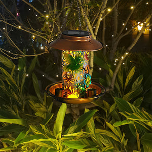 Solar Hanging Bird Feeder Decorative Lantern - The Yardtopia