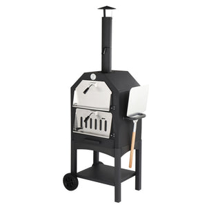 Outdoor Wood Fired Pizza Oven with Pizza Stone