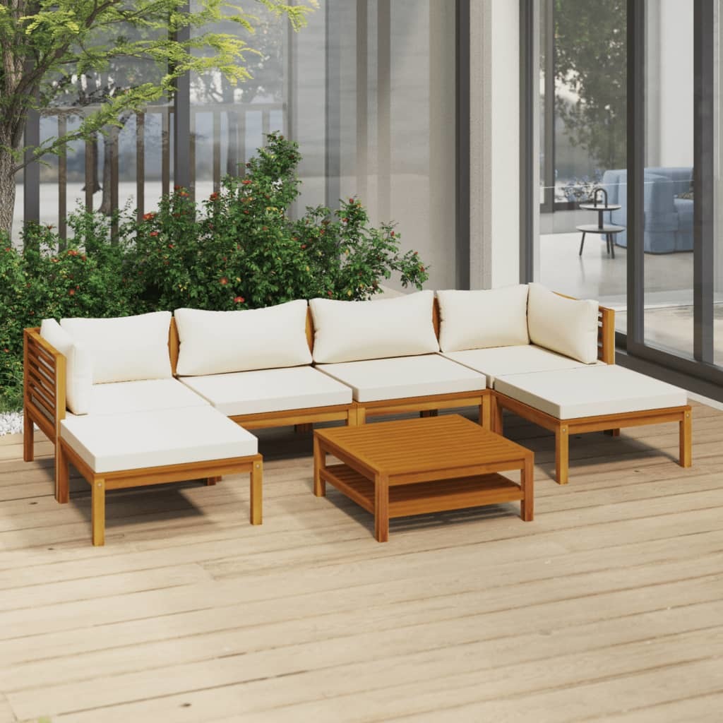 Amalfi 7 Piece Patio Lounge Set