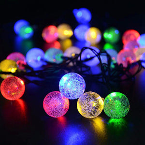 30 LED Outdoor String Lights With Color Options - The Yardtopia