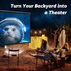 120 inch Outdoor Movie Projector Screen - The Yardtopia