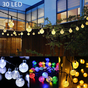 30 LED Outdoor String Lights With Color Options - The Yardtopia