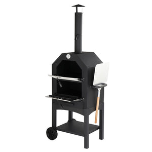 Outdoor Wood Fired Pizza Oven with Pizza Stone