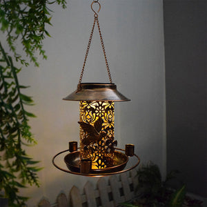 Solar Hanging Bird Feeder Decorative Lantern - The Yardtopia