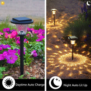 Solar Powered Outdoor Path Lights - 6 Piece Set