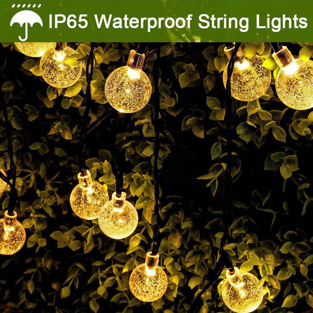 30 LED Outdoor String Lights With Color Options - The Yardtopia