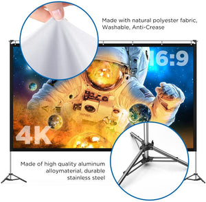 120 inch Outdoor Movie Projector Screen - The Yardtopia