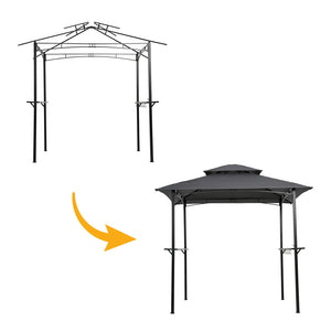 Outdoor Grill Gazebo - 8 x 5 Ft