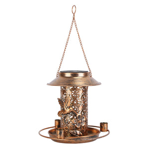 Solar Hanging Bird Feeder Decorative Lantern - The Yardtopia