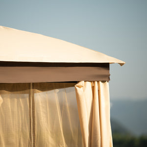 10x10 Gazebo With Soft Top Canopy - The Yardtopia