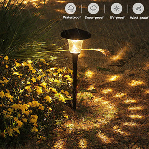 Solar Powered Outdoor Path Lights - 6 Piece Set