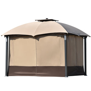 10ft Double Vented Gazebo Canopy