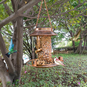 Solar Hanging Bird Feeder Decorative Lantern - The Yardtopia