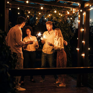 27Ft Outdoor Waterproof Globe Solar Lights - The Yardtopia