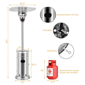 Outdoor Patio Propane Heater 48000 BTU