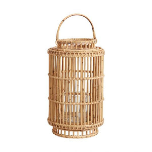 Handwoven Rattan Lantern - The Yardtopia