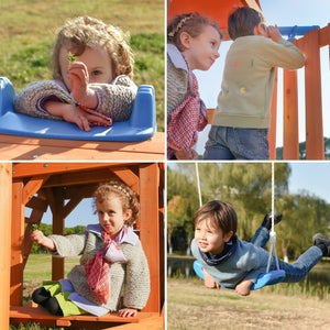 Wooden Outdoor Playhouse - The Yardtopia